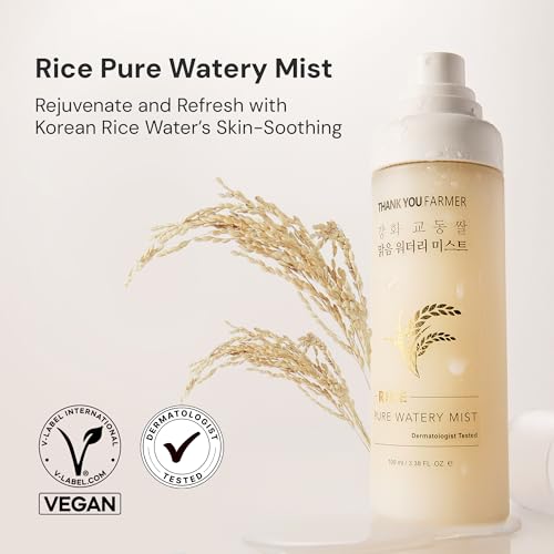 THANKYOU FARMER Rice Pure Watery Mist 3.38 Fl oz