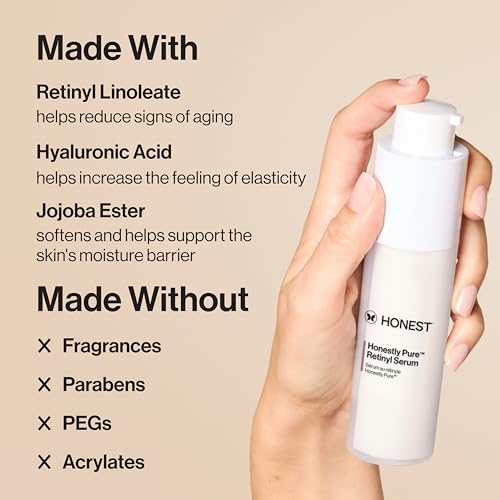 Nightly Retinyl Serum - Fragrance-Free, Hydrating & Anti-Aging - 1 fl oz - Honest Beauty