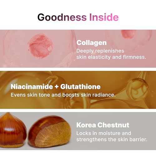 Collagen Bubble Serum for Skin Elasticity and Glow - Hydrating, Firming & Exfoliating | 3.88 fl oz Korean Skincare