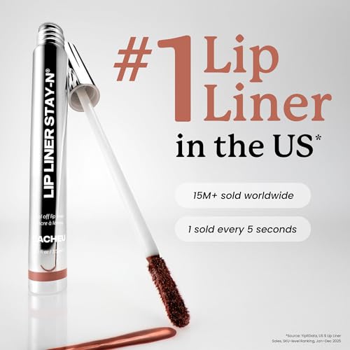 Sacheu p-INKED Jumbo Peel-Off Lip Stain & Lip Liner, Long-Lasting, Nourishing, 0.3 Fl Oz