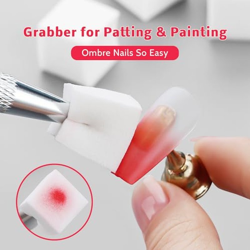 24 Colors Sponge Pat Paint Nail Gel for Drawing Striper Liner Floral Painting Ombre Blush Blooming Aura Gel Polish Nail Art DIY, UV/LED Curing, No Wipe (24 Colors C)