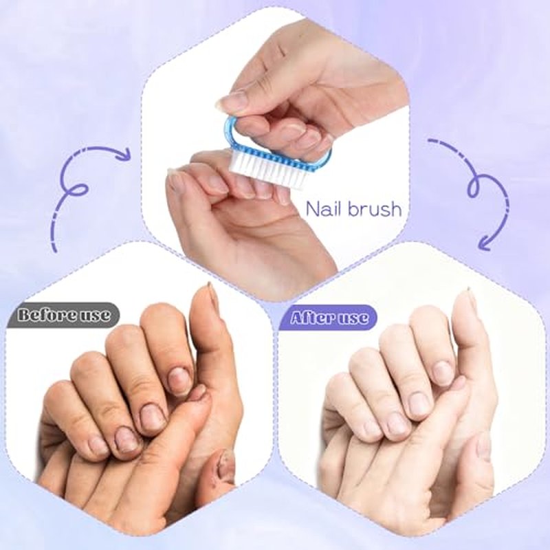 Acetone Nail Polish Remover Kit: Soak off Gel Polish Remover Includes Nail Cuticle Oil, Nail Clips Set, Nail File, Cotton Pads, Nail Buffer Block, Cuticle Peeler and Nail Brush(8 Fl.Oz.)