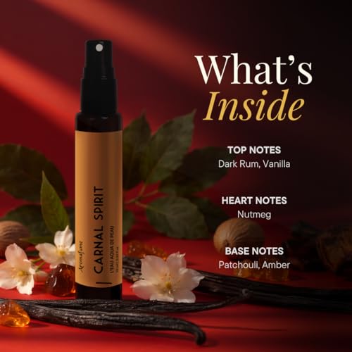 Aromafume Carnal Spirit Non-Alcoholic Perfume Spray 10ml, Warm Woody Fragrance