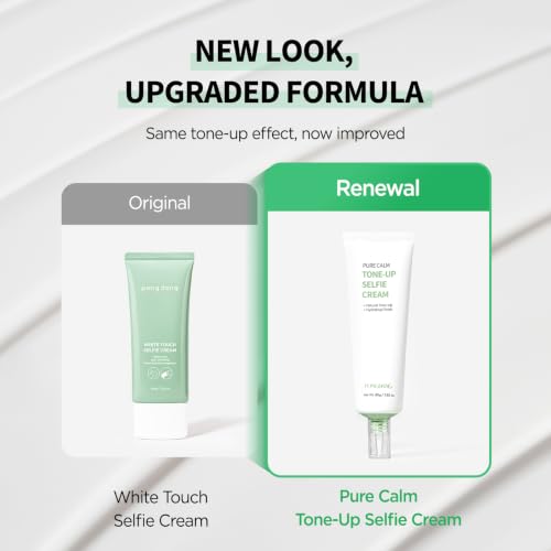 PONGDANG Pure Calm Tone Up Selfie Cream - Brightening & Hydrating Face & Body Moisturizer