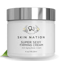 Skin Nation Super Firming Cream, Hydrating Body Lotion with Shea Butter, Glycolic Acid, Aloe Vera, Can Help Smooth Crepey Skin and Support Firmer Neck & D?collet?, 4 oz