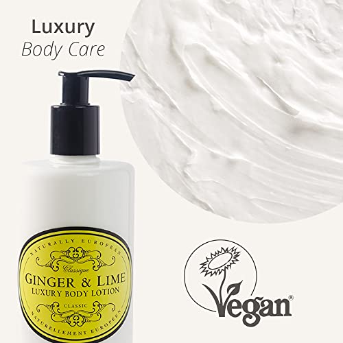 Natural Ginger & Lime Body Lotion - Eco-Friendly 500ml Nourishing Moisturizer