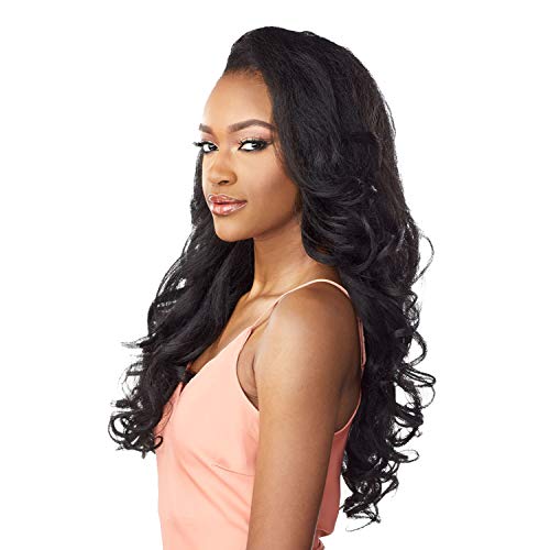 Sensationnel Instant Weave Half Wig 4 MEDBROWN - Easy DIY Synthetic Hair Extension