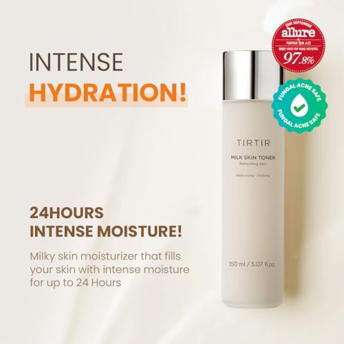 TIRTIR Milk Skin Toner 5.07 fl.oz. + Mask Fit Red Cushion #23N Sand