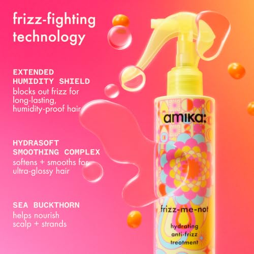 Amika Frizz-Me-Not Hydrating Anti-Frizz Spray 6.7oz for Medium to Thick Hair