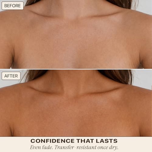 Self Tanner Spray for Natural Glow - 6 Fl Oz Medium to Dark, USA Made