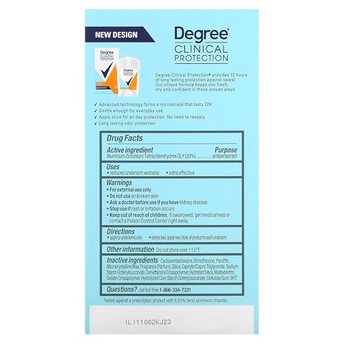 Degree Women's Clinical Protection Antiperspirant Stick 1.7 oz - Summer Strength