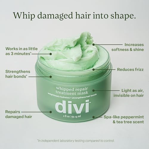 Divi Frizz-Fighting Hair Care Set with Whipped Mask, Air Dry Cream & Leave-In