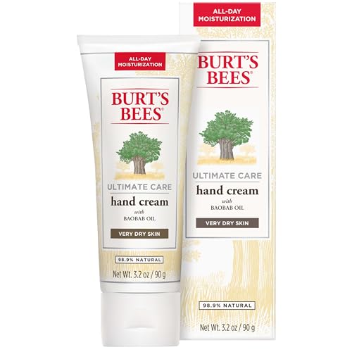 Burt's Bees Ultimate Care Hand Cream - 3.2 Oz, Unscented, Moisturizing for Dry Skin