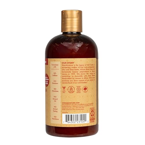 Shea Moisture Intensive Hydration Shampoo with Manuka Honey & Mafura Oil - 13 oz Pack of 4 - For Dry Damaged Hair