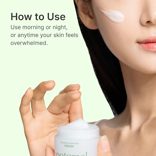 Calming Hydration Cream, Barrier-Repairing Korean Moisturizer with Ceramide NP, Niacinamide, Panthenol & Centella, Soothing Face Cream for Redness-Prone and Oily Skin, 50ml / 1.69 fl.oz.