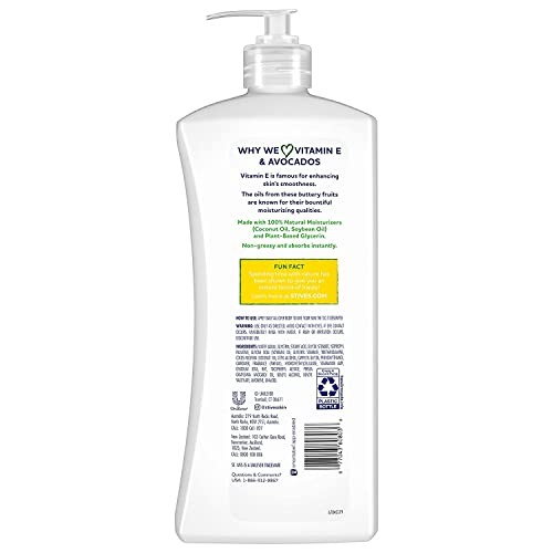 Hydrating Vitamin E Body Lotion - Daily Moisturizer for Soft Skin - 21 oz Pack of 2