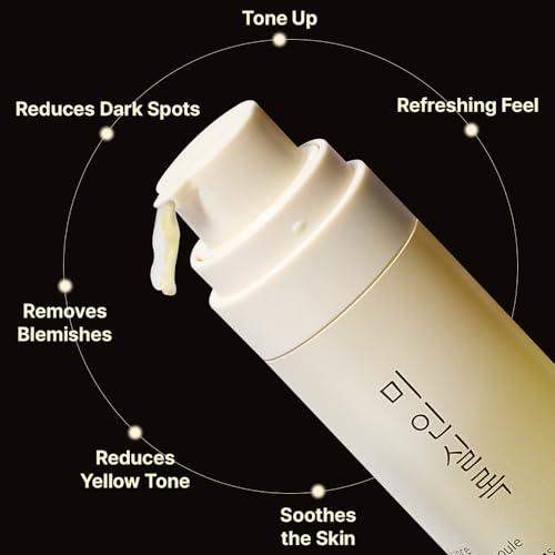 Elishacoy | MIIN SILOK Radiance Double Ampoule 50ml (1.69 fl oz) ? Dual Brightening Serum with Fermented Rice Lees & Vitamin Complex, Clinically Tested Luxury Korean Skincare
