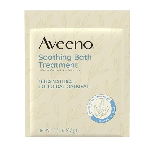 Aveeno Fragrance-Free Colloidal Oatmeal Bath Treatment Pack of 2 - Soothing Skin Relief for Sensitive and Irritated Skin