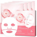 Deep Collagen Mask, 4pcs Gel Face Mask Rich in Nano-collagen, Vitality Probiotics, Vitamin E and Variety of Anti-aging Ingredients, Hydrating Over Night Face Masks, Sheet Face Masks for Women