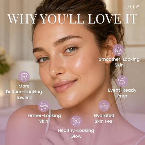 V-Shaped Hydrogel Chin Mask with Collagen - 25 Count, Hydrating Facial Skincare