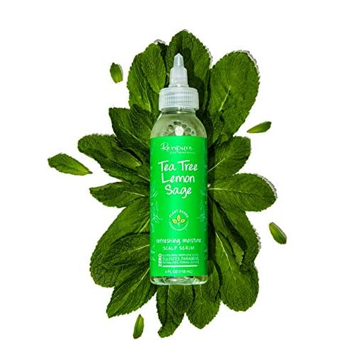 Renpure Plant-Based Beauty Tea Tree Lemon Sage Refreshing Moisture Scalp Serum, 4 Fluid Ounces