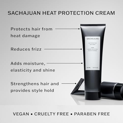 SACHAJUAN Heat Protection Hair Cream - Up to 446°F, 5.1 oz