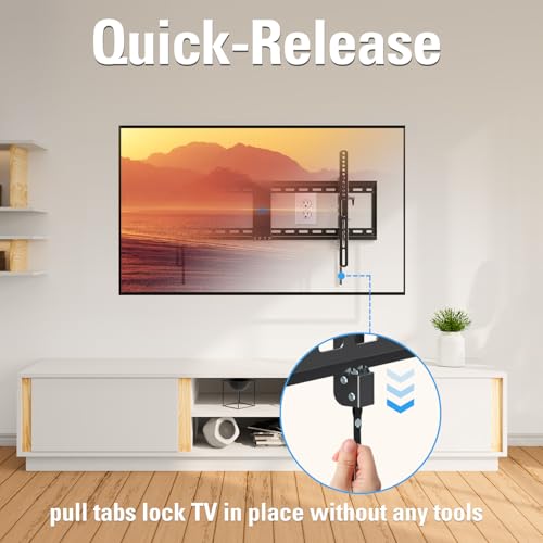 Advanced Tilt TV Wall Mount for 42-90 Inch Flat Screens with 16/24/32 Stud Compatibility - Includes Variation 42"-90" TV & 16/24/32" Studs