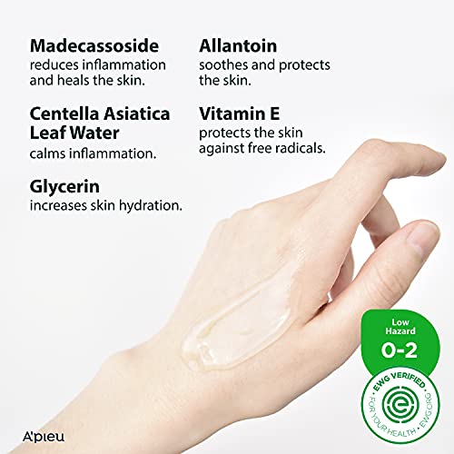 Madecassoside Cica Gel for Oily Sensitive Skin - Hydrating Soothing Gel 1.69 fl oz