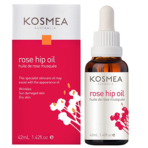 Rosehip Oil 1.42 Fl Oz - Anti-Aging Face & Body Oil - Sustainably Harvested, Full Spectrum