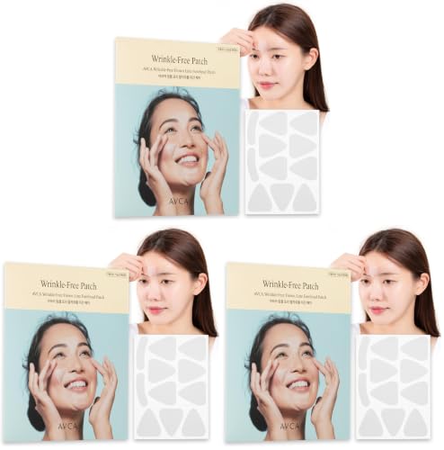 Wrinkle Repair Patches for Frown Lines and Smile Lines - 55 Count Pack of 3