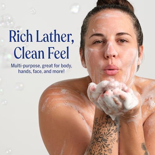 Liquid Castile Soap Refill Peppermint 32oz 2-Pack - Organic Vegan, Concentrated