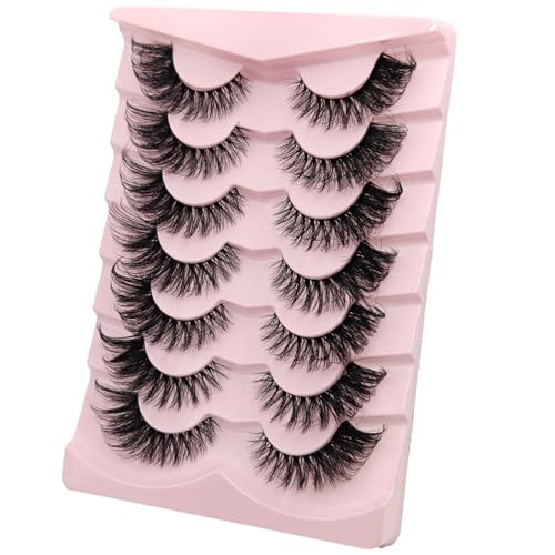 JIMIRE Wispy Lash Clusters Fairy Eyelash Clusters with Spikes 8-20MM LC Curl Cat Eye Cluster Eyelash Extensions with Bottom Lashes Clusters DIY Fox Eye Individual Lashes at Home 116Pcs Pack