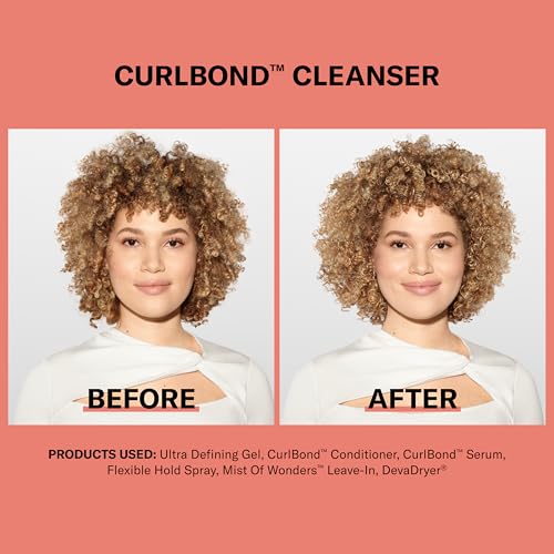 DevaCurl CurlBond Re-Coiling Mild Lather Cleanser 32 fl oz - Frizz & Damage Repair