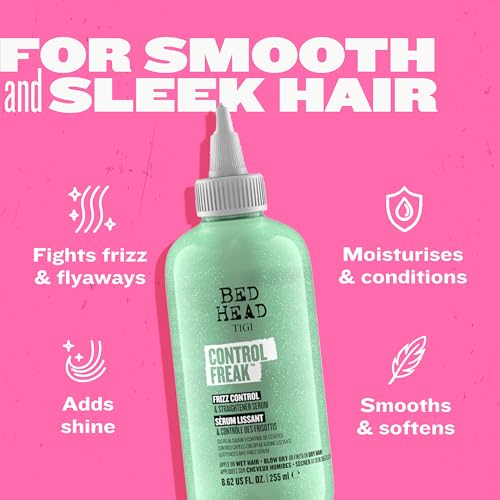Hair Serum for Curly Frizzy Hair Control & Shine - 8.6 fl oz (Pack of 2)