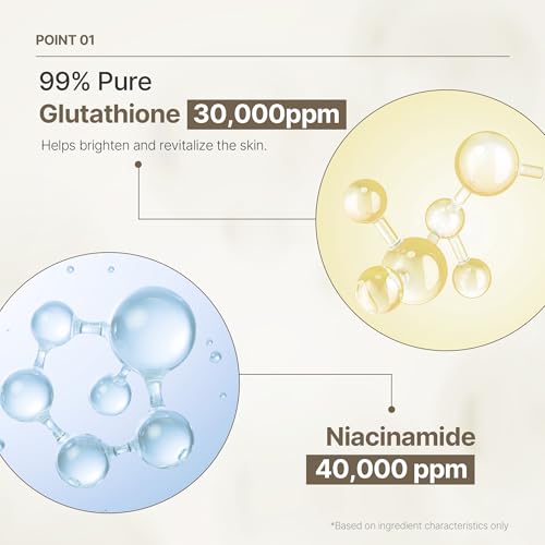 Brightening Face Serum with Glutathione & Niacinamide - 50mL