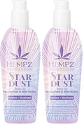 Hempz Star Dust Body Oil 6.67 Fl Oz Pack of 2 - Shimmering Moisturizer with Shea & Hemp Seed Oil