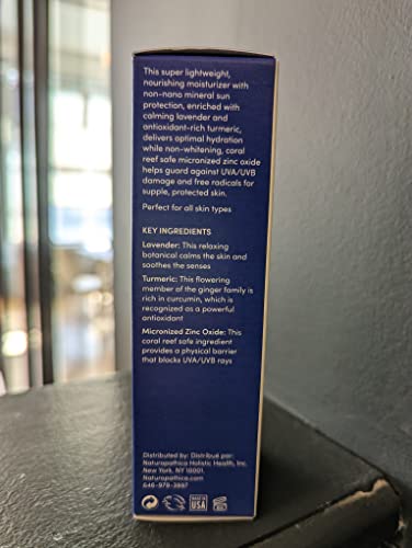 Mineral Sunscreen SPF 17 with Lavender & Turmeric - Broad Spectrum UVA/UVB, Calming & Protecting - 2.25 oz