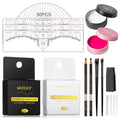 Eyebrow Mapping Kit with 62-Piece Professional Brow Shaping Tools Set