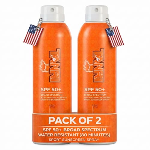 Reef Safe Sunscreen Spray SPF 50+ Broad Spectrum Face & Body - 2 Pack, 6 fl oz each