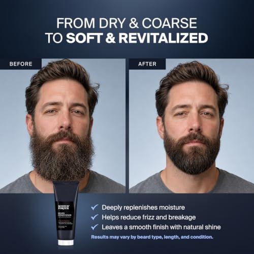 Beard Conditioner - Biotin & Shea Butter, 7.1oz, 2-Pack - Hydrate & Nourish