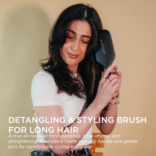 Denman Gentle Paddle Hairbrush for Detangling & Blowdrying - Pack of 1
