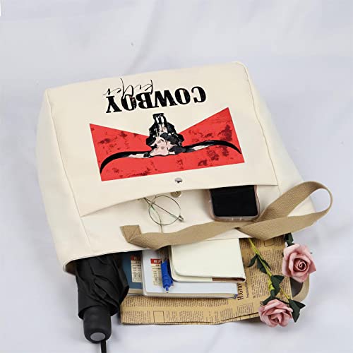 BLUPARK Cowboy Killer Cosmetic Bag Western Cowgirl Gift Women Wild Vintage Western Rodeo Zipper Pouch Bull Skull Graphic Bag (Cowboy Killer TO)