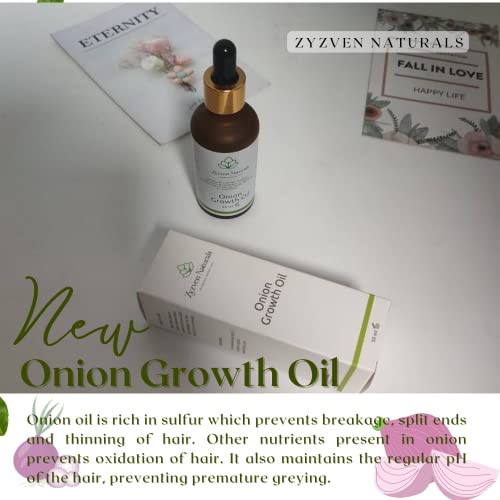 Natural Onion Hair Growth Oil for Scalp & Hair Nourishment 50ml
