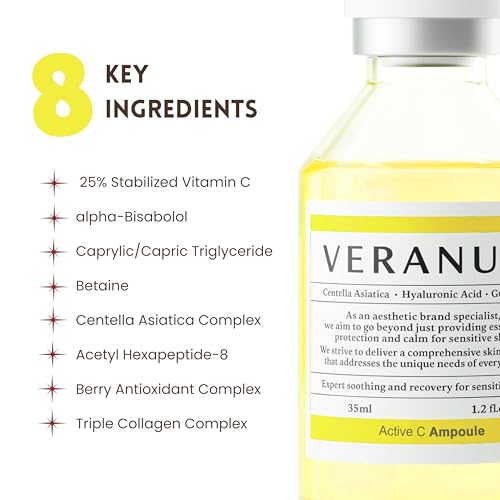 Veranum Vitamin C Serum 25% Brightening & Firming with Collagen & Peptides