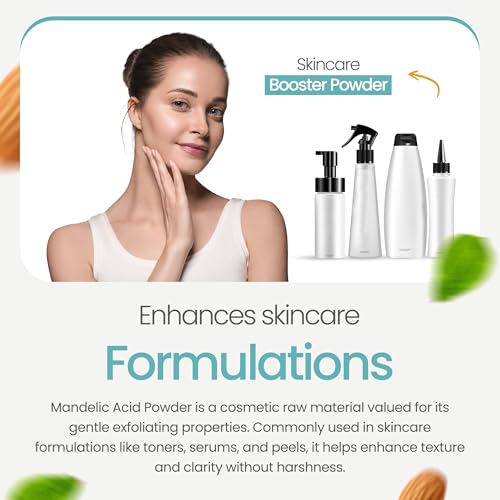 Mandelic Acid Powder 99.9% Pure Cosmetic Grade for DIY Skincare - 4oz