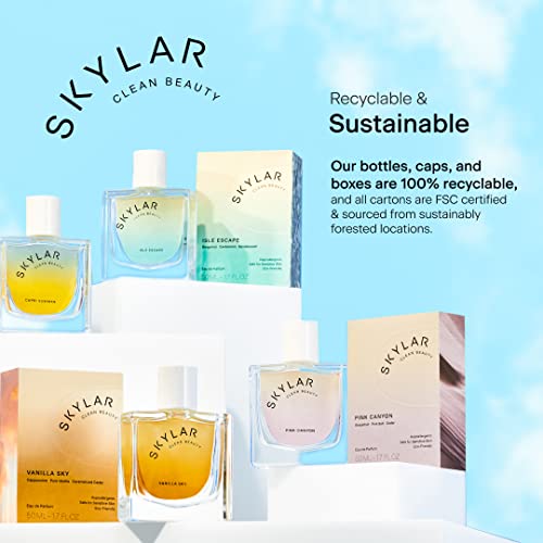 Skylar Vanilla Sky & Fall Cashmere Perfume Set for Women & Men - Hypoallergenic, Vegan, 10mL