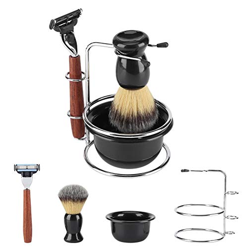 Goick Men's Wet Shaving Kit with Safety Razor & Badger Brush - Gift Set
