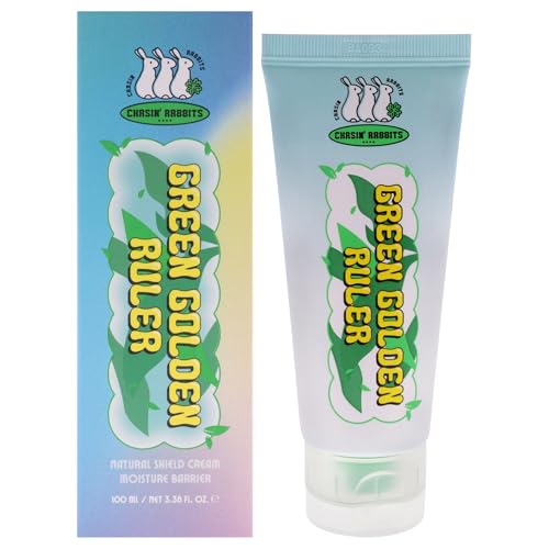 Chasin' Rabbits Green Golden Ruler Vegan Face Moisturizer 75ml with Green Tea & Probiotics
