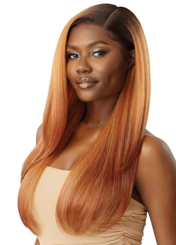 Outre Lace Front Wig Kairi Deep Wine 99J Melted Hairline Pre-Plucked Glueless