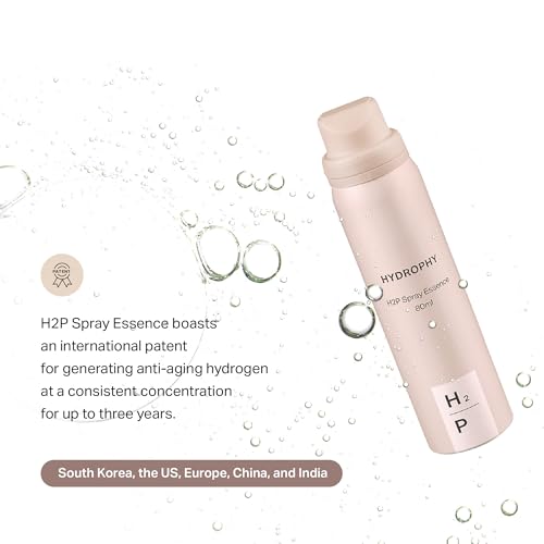 H2P Spray Essence, Micro Fine Fog Spray Type, Calming and Hydrating Facial Daytime Skin Maintenance Spray Essence, Korean Skin Care (80ML, 2.71 Fl Oz)